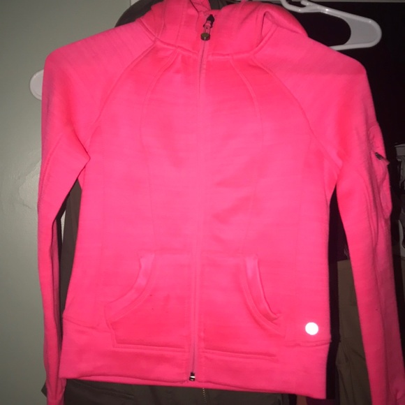 7/8 girl zip up for fall bright pink - Picture 2 of 3